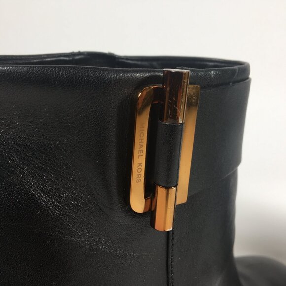 Michael Kors Gloria Leather Ankle Boots - Picture 4 of 11